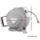 Water Hose Reel 30M Retractable Garden Auto Rewind Spray Gun