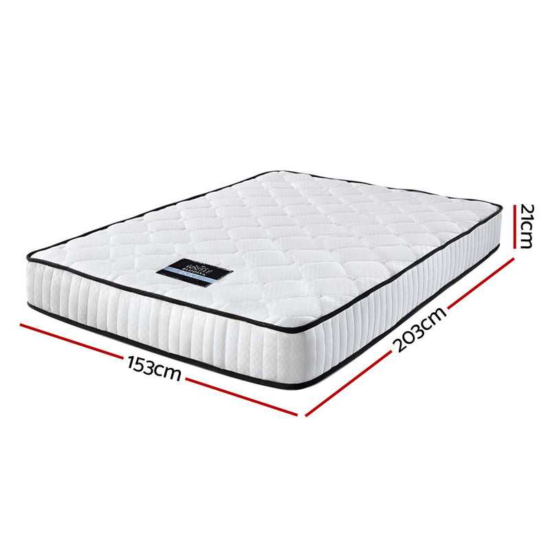 Giselle Bedding Peyton Pocket Spring Mattress 21cm Thick Queen