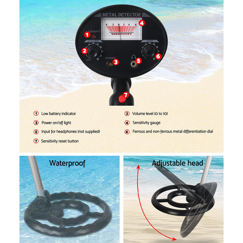 Deep Metal Detector - Black