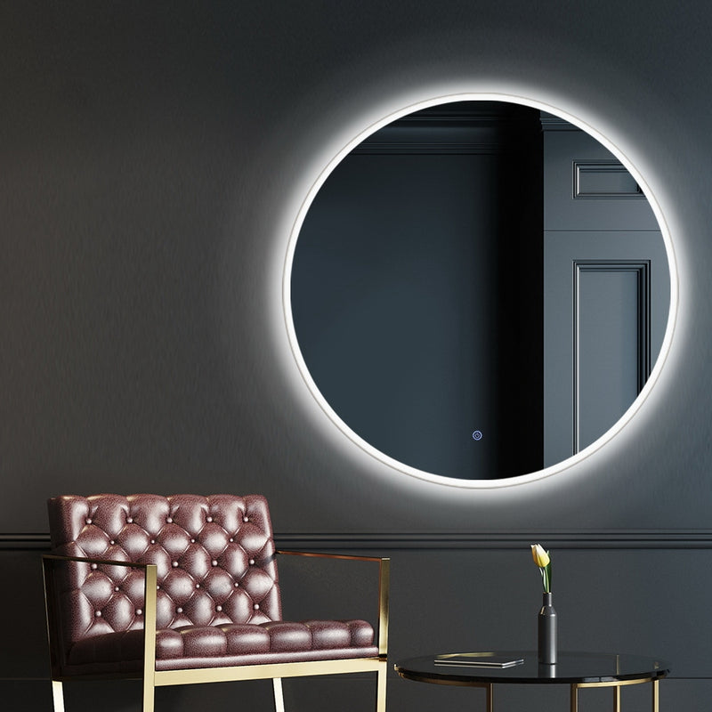 Embellir LED Wall Mirror Bathroom Light 80CM Decor Round decorative Mirrors