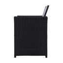 Gardeon Patio Furniture Dining Chairs Table Patio Setting Bistro Set Wicker Tea Coffee Cafe Bar Set