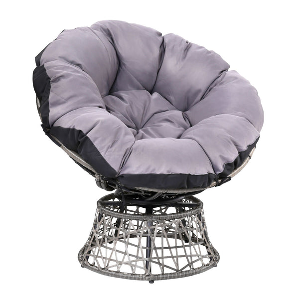 Gardeon Papasan Chair - Grey