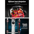 Giantz Petrol Post Driver 38CC 4-Stroke Rammer Pile Star Picket Fence Hole Drive Red