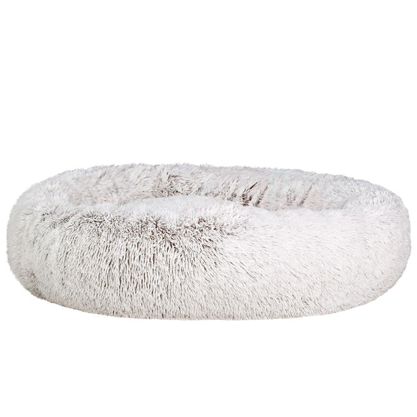 Pet Bed Dog Cat Calming Bed Extra Large 110cm White Sleeping Comfy Washable