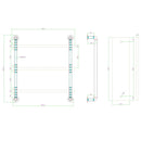 Artiss Display Wall Shelves Industrial DIY Pipe Shelf Brackets Rustic Bookshelf