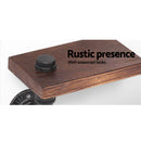 Artiss 1X Wall Shelves Paper Holder Industrial Pipe Shelf DIY Vintage Brackets