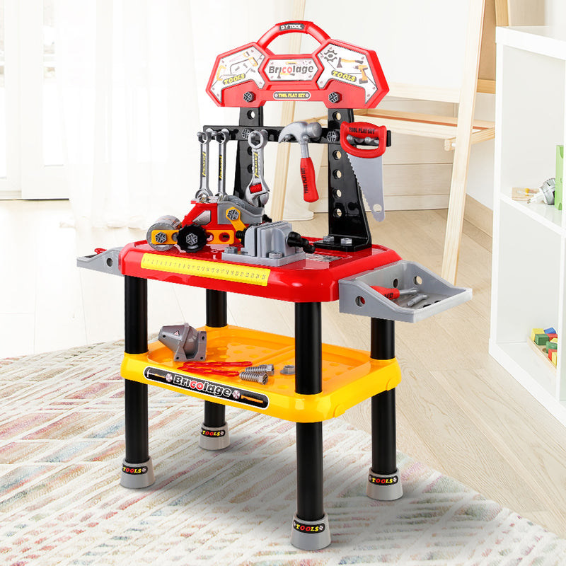 Keezi Kids Workbench Play Set - Red