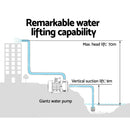 Giantz 2500W Multi Stage Water Pump Pressure Rain Tank Farm House Irrigation