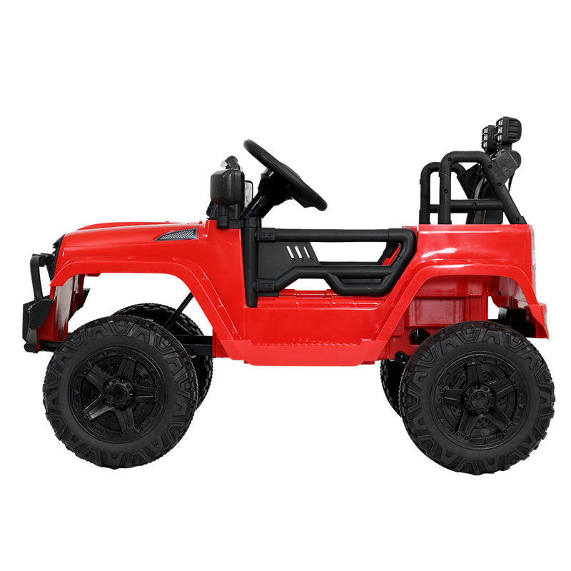 Rigo Kids Ride On Car Electric 12V Car Toys Jeep Battery Remote Control Red