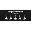 Devanti Range Hood Rangehood 90cm 900mm Kitchen Canopy LED Light Wall Mount Black