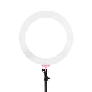 19" LED Ring Light 6500K 5800LM Dimmable Diva With Stand Make Up Studio Video
