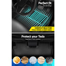 Weisshorn Car Rubber Floor Mats for Tesla Model 3 Trunk Toolbox Cargo Mat Carpet