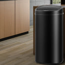 68L Motion Sensor Rubbish Bin - Black