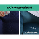 Artiss Sofa Cover Quilted Couch Covers 100% Water Resistant 4 Seater Navy