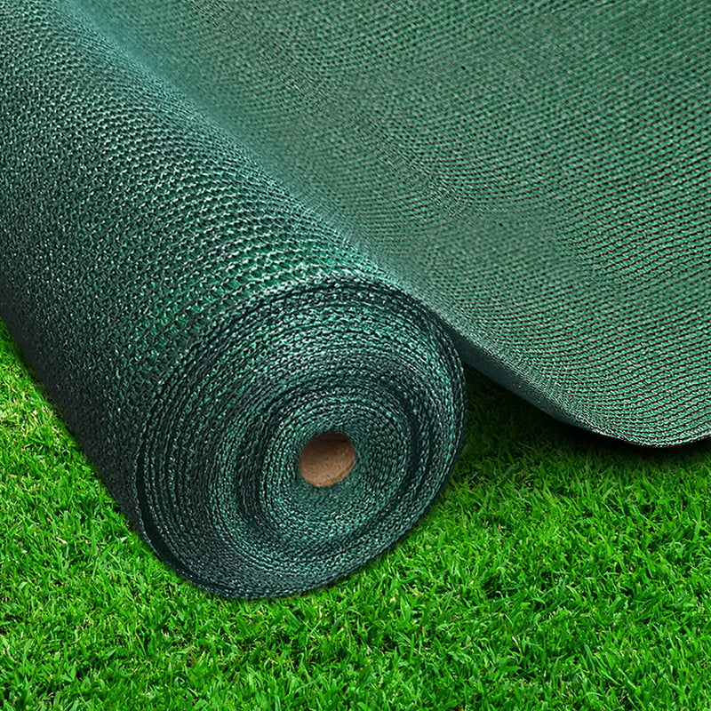 Instahut 50% Sun Shade Cloth Shadecloth Sail Roll Mesh 3.66x20m 100gsm Green