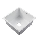 Cefito Stone Kitchen Sink 450X450MM Granite Under/Topmount Basin Bowl Laundry White