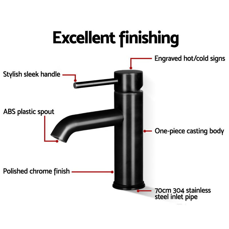 Cefito Basin Mixer Tap Faucet Black