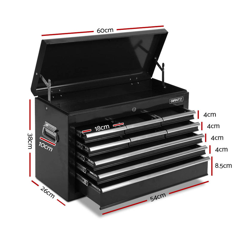 Giantz 14 Drawers Toolbox Chest Cabinet Mechanic Trolley Garage Tool Storage Box