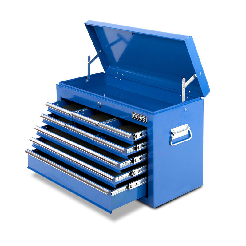 Giantz 9 Drawer Mechanic Tool Box Storage - Blue