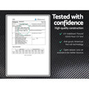 8FT Trampoline Round Trampolines Kids Safety Net Enclosure Pad Outdoor Gift Multi-coloured