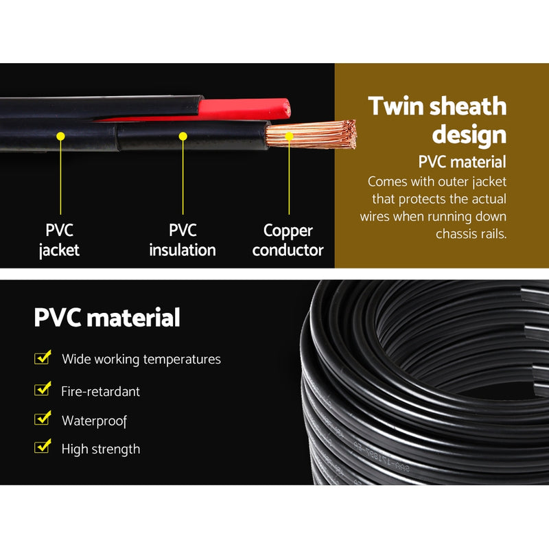 Twin Core Wire Electrical Automotive Cable 2 Sheath 450V 3MM 100M