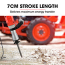 Baumr-AG 2400W Pro-Grade Electric Demolition Jackhammer, with 3 Bonus Chisels, Carry Case