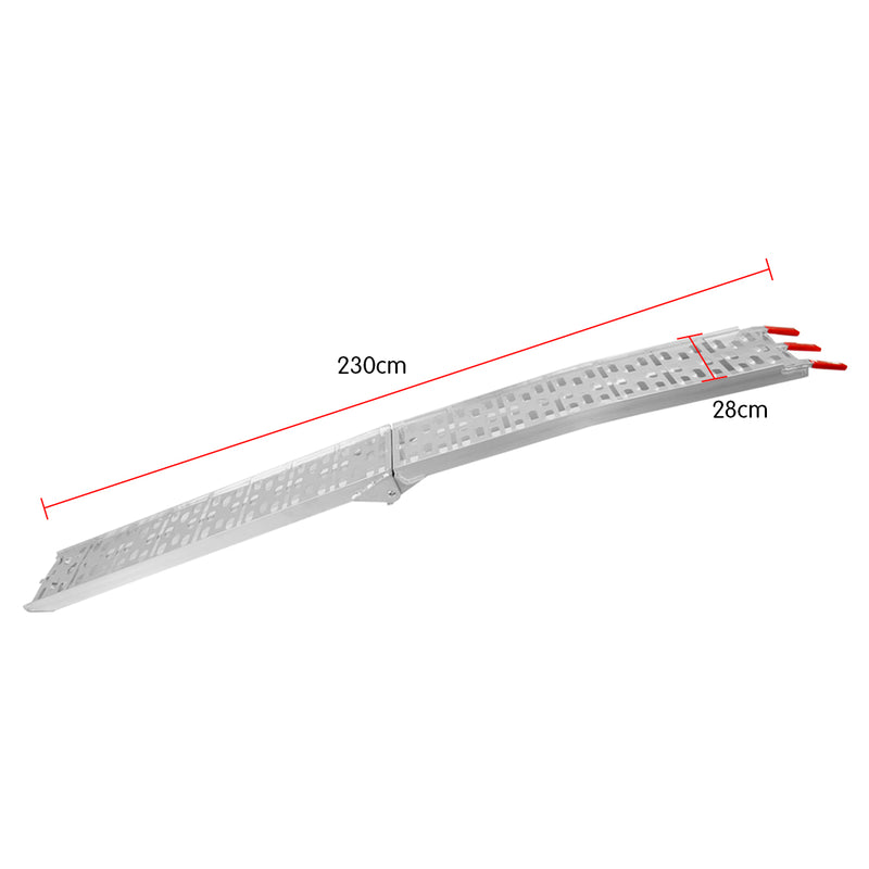 Kartrite 2x Aluminium Folding Loading Ramps ATV Motorbike