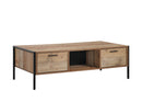 Coffee Table 2 Drawers Particle Board Storage in Oak Colour