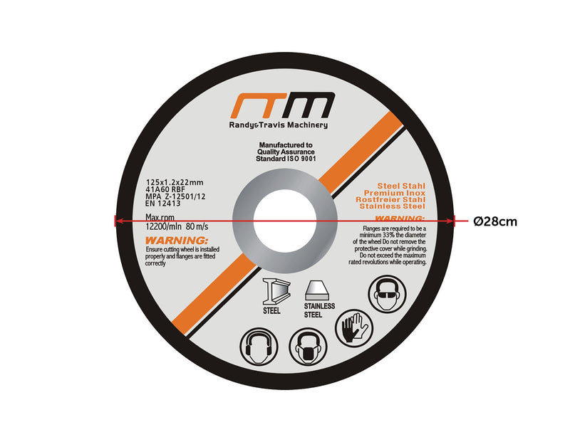 125mm 5" Cutting Disc Wheel for Angle Grinder x25