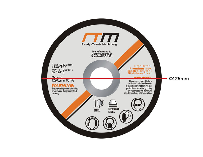 125mm 5" Cutting Disc Wheel for Angle Grinder x50