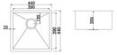 Stainless Steel Sink - 440 x 440mm