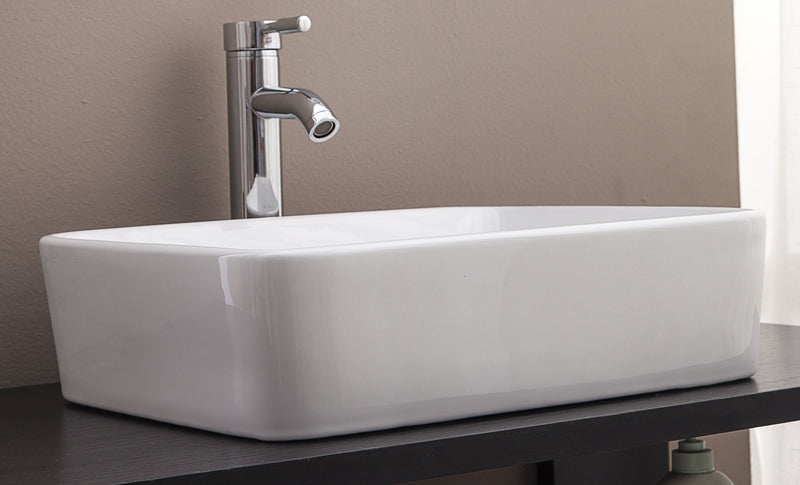 Above Counter Bathroom Vanity Square Basin