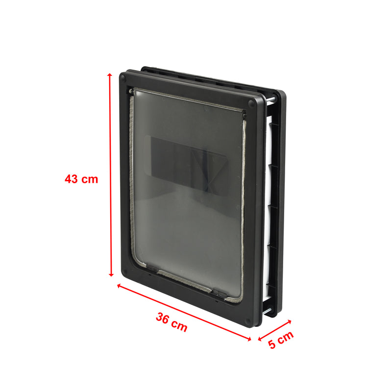 Pet Cat Dog Safe Security Flap Locking Door