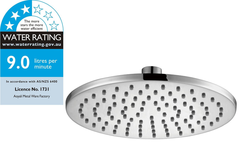 200mm Shower Head Round Chrome Showerhead
