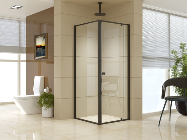 Semi Frameless Shower Screen (74~82)x 195cm & (77~80)x 195cm Side AS/NZS Glass