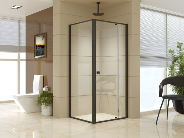 Semi Frameless Shower Screen (82~90)x 195cm & (77~80)x 195cm Side AS/NZS Glass