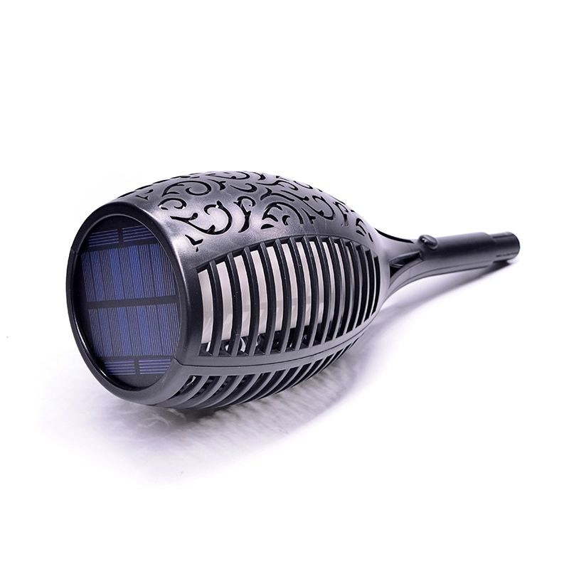 10 Pack Solar Torch Lights 96 LED Flickering Lighting Dancing Flame Garden Lamp