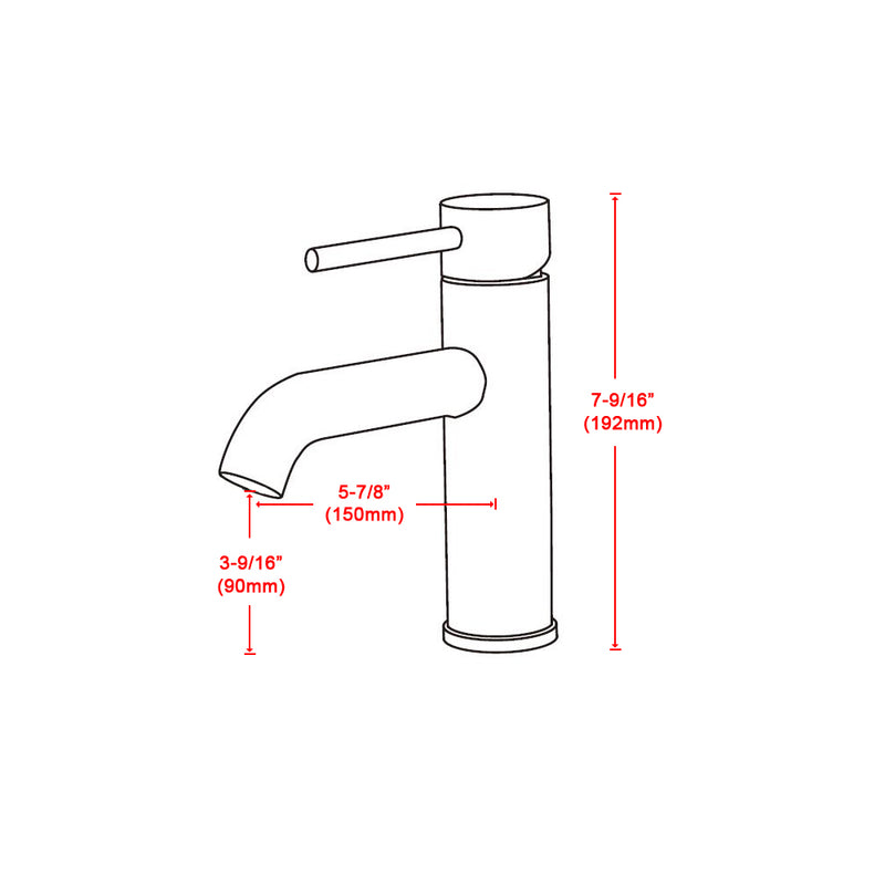 Basin Mixer Tap Faucet -Kitchen Laundry Bathroom Sink