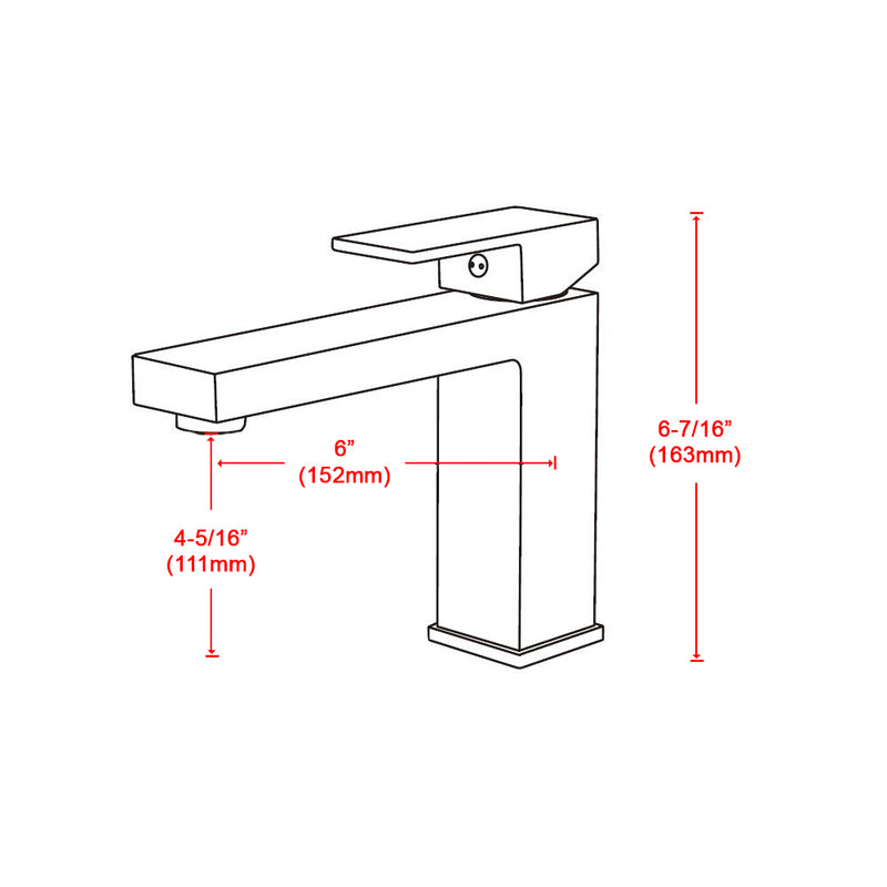 Basin Mixer Tap Faucet -Kitchen Laundry Bathroom Sink