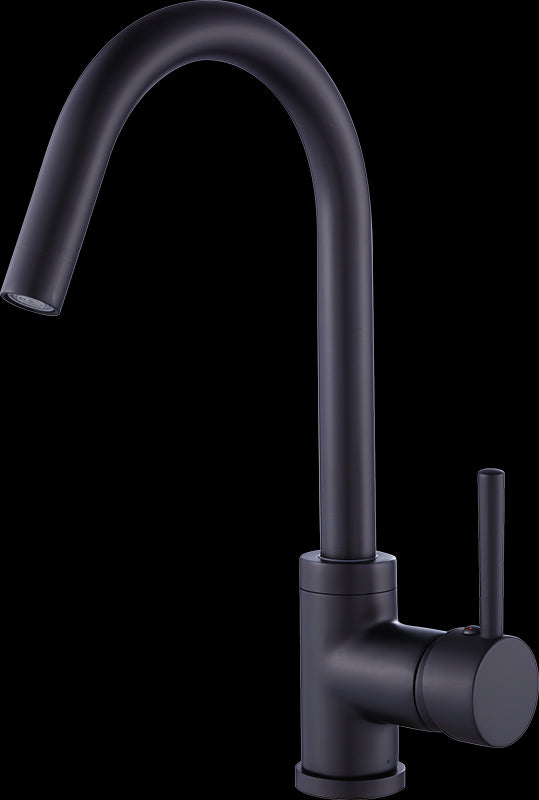 Kitchen Mixer Tap Faucet Basin Laundry Sink - BLACK