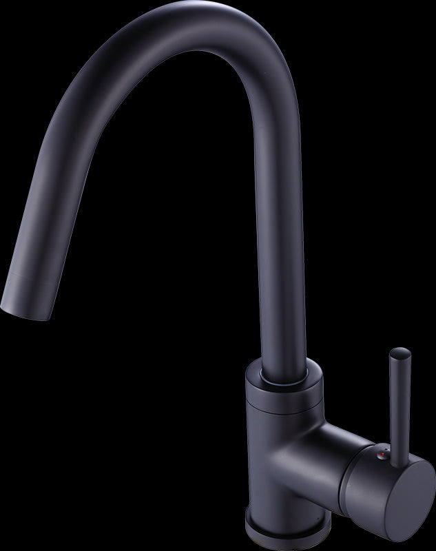 Kitchen Mixer Tap Faucet Basin Laundry Sink - BLACK