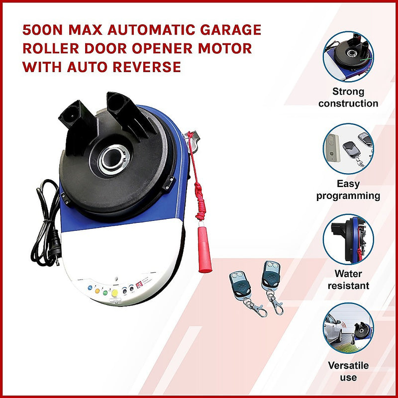 Automatic Garage Roller Door Motor - 500N Max