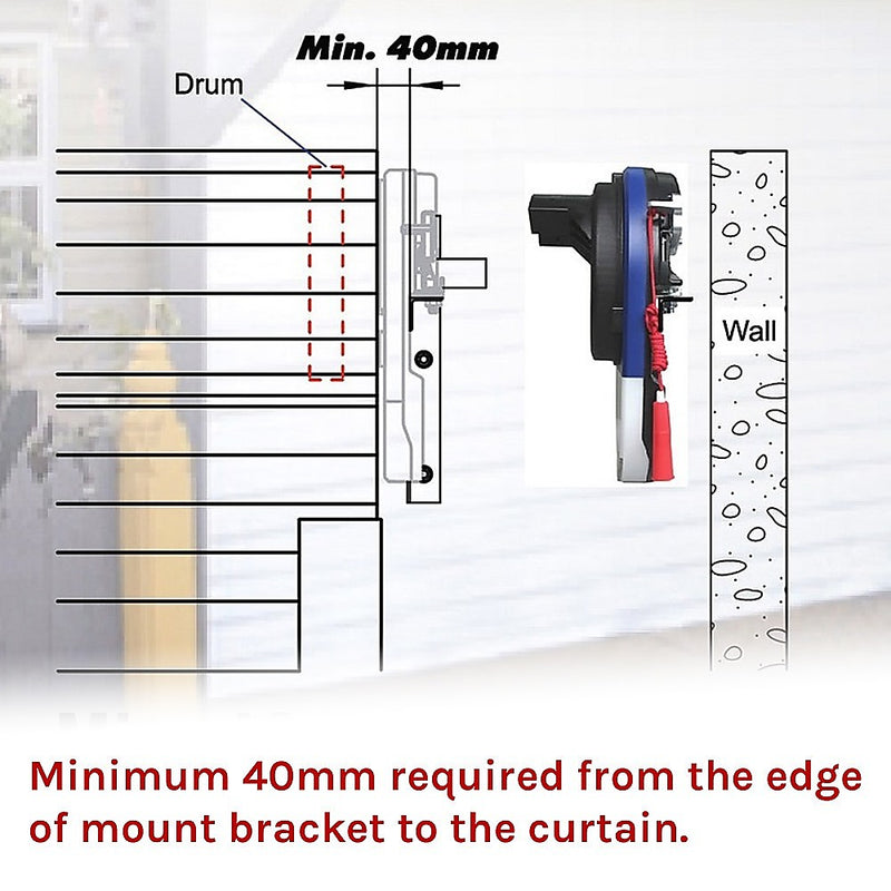 Automatic Garage Roller Door Motor - 500N Max