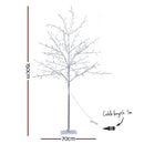 Jingle Jollys Christmas Tree 1.5M 304 LED Trees With Lights Warm White