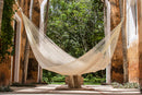 Mayan Legacy King Size Cotton Mexican Hammock in Cream Colour