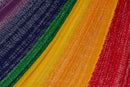 Mayan Legacy King Size Cotton Mexican Hammock in Rainbow Colour